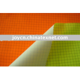 anti-static rib HIVI fabric with anti-fire breathable milky coating
