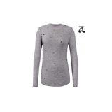 Round Neck Women's Pullover Sweater Soft Touch Long Sleeves Unique Beed Design