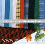 100% cotton yarn dyed fabric