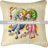 cross stitch pillow -- kz090 cross stitch artwork,hand embroidery