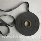 pure  316L stainless steel staple fiber spun yarn conductive tape ribbon 17mm metal tape ribbon-XTAA080