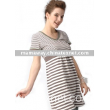Maternity top - Stripy Tunic Tee