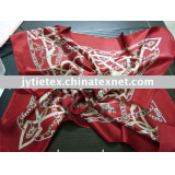 silk printed scarf