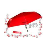 UV Protection Manual Open Umbrella , Two Person 3 Fold UmbrellaSturdy Frame