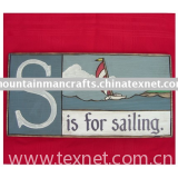home decor ''S is for sailing'' wooden  wall decor