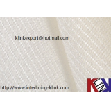 Stretch elastic polyester fusible interlining 