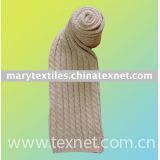 (BR04155) Knitted acrylic scarf