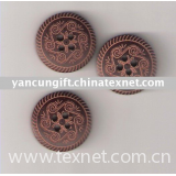 9 wooden button with laser logo