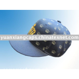 Fashion embroidery&printing fitted baseball cap