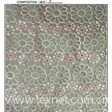 Pink Embroidered Lace Fabric By The Yard (S8084)