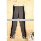 Blending classic fashion style black color gray  England flavor  trousers