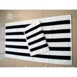 colorful striped face towel