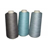 spun silk/cotton mix yarns