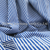 Blue striped swimwear print fabric 