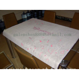 Recycled Polyester Nonwoven Fabrics Nonwoven Cloth for table cloth (disposable,environment-friendly)