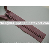 nylon zipper closed end with auto-lock slider