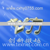 The special music shape zinc alloy cuff link CF198