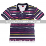 yarn dyed polo shirts with stripes