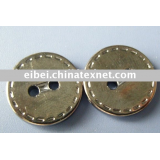 yibei 2 holes abs plating button