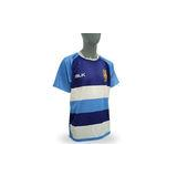 Striped Short Sleeve Rugby Shirt, Rugby World Cup JerseysAnti Shrink Wash Easily