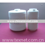 poly/poly core yarn for sewing thread