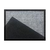 Big Black White Tartan Double Faced Wool Coating Fabric 750g/m