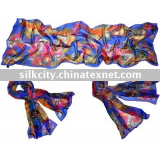 silk oblong scarf