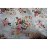 75D chiffon crepe/flowers print chiffon crepe for dress fabric