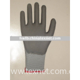 13G nylon grey latex glove