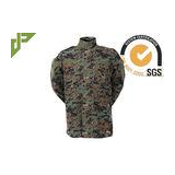 Digital Woodland Combat Uniform With Hook And Loop , Military Camouflage Uniforms