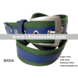 Polyester fabric belt