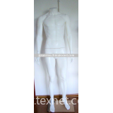 White Plastic male headless model