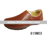 Men's classic shoes (Leisure footwear) made with leather)