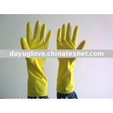Yellow Household  Latex Gloves