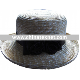 lady's fashion wheal summer straw hat