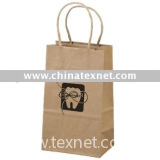 Eco-friendly brown kraft paper shoing bag