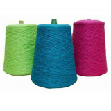 Worsted-semi-spinning all wool yarn