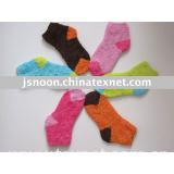 chenille ankle sock