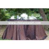 Table covers,chameleon pintuck tablecloth,hotel/party table linen