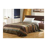 Leopard Pattern Flannel Fleece Blanket Machine Washing For Home And Hotel