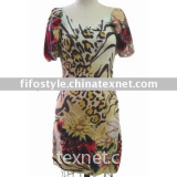 Hand painted tencell dress