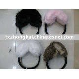 Fashion fox fur ear muffs