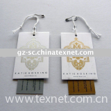 paper hang tag (for garment)