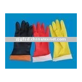 Natural rubber gloves
