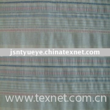 Cotton Polyester seersucker stripe fabric