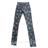 2014 Lady's Newest Fashion Straight Jeans. Hot! 2014 New Style Woman Jean Clothes