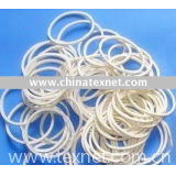 white elastic rubber band