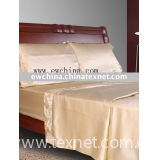 silk bed sheet