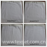 100% cotton jacquard design fabric for hotel bed sheet