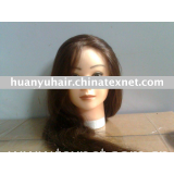 curl hair,mannequin trainning head